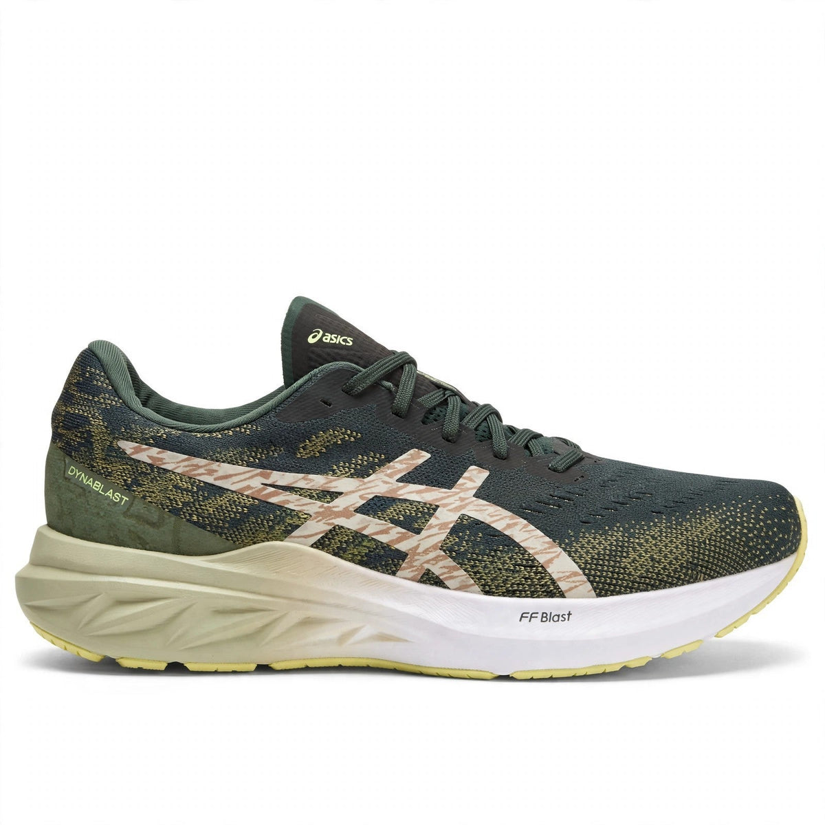ASICS DynaBlast 3 Mens Running Shoes Olive Green Size 12 M