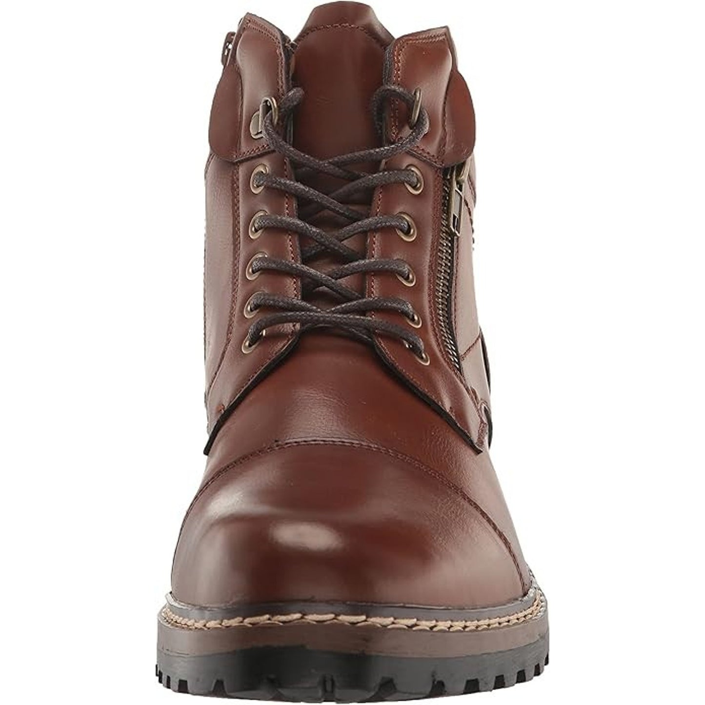 Madden M-SALUS Men's Combat Boot Cognac Size 10.5 M