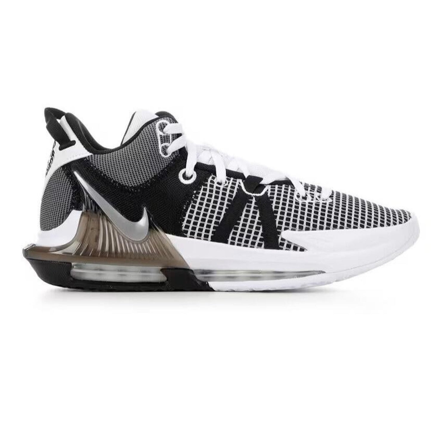 Nike Lebron Witness VII DM1123 100 White Black Basketball Sneakers Shoes 9.5 US