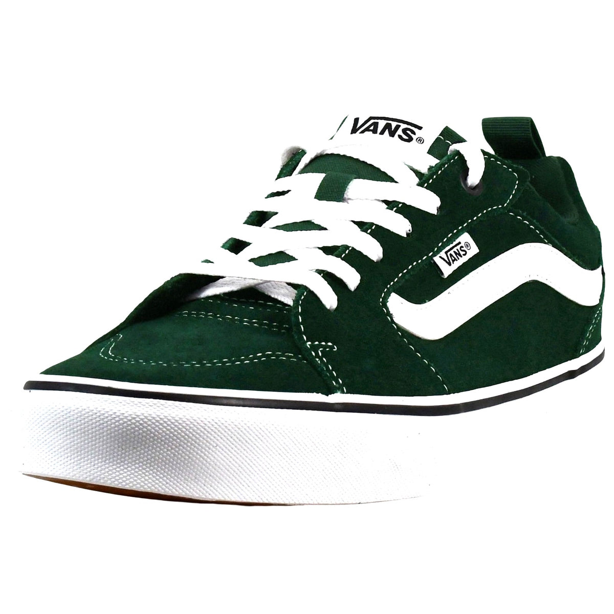 Vans Men's Shoes Filmore Green /White Suede Skateboard Sneakers Size 10.5