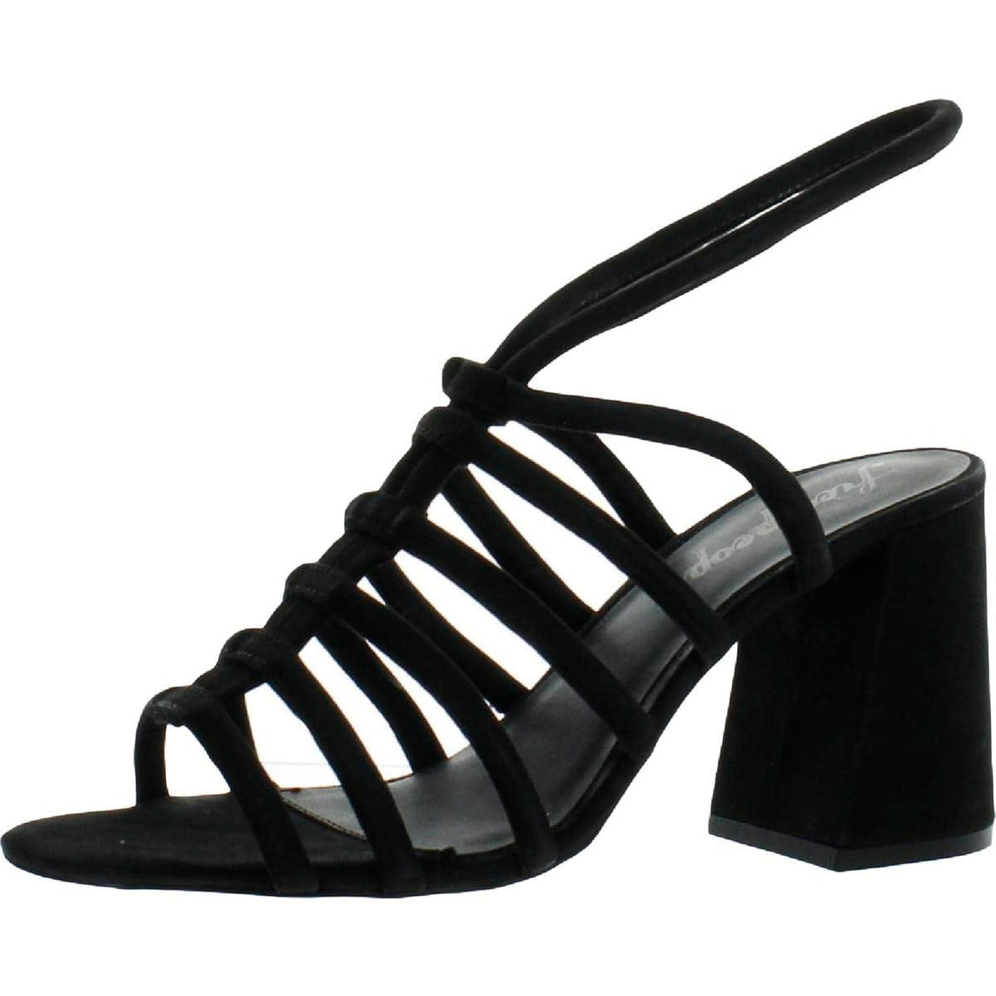Free People Women's Colette Black Cinched Heel Sandals Sz 9 M