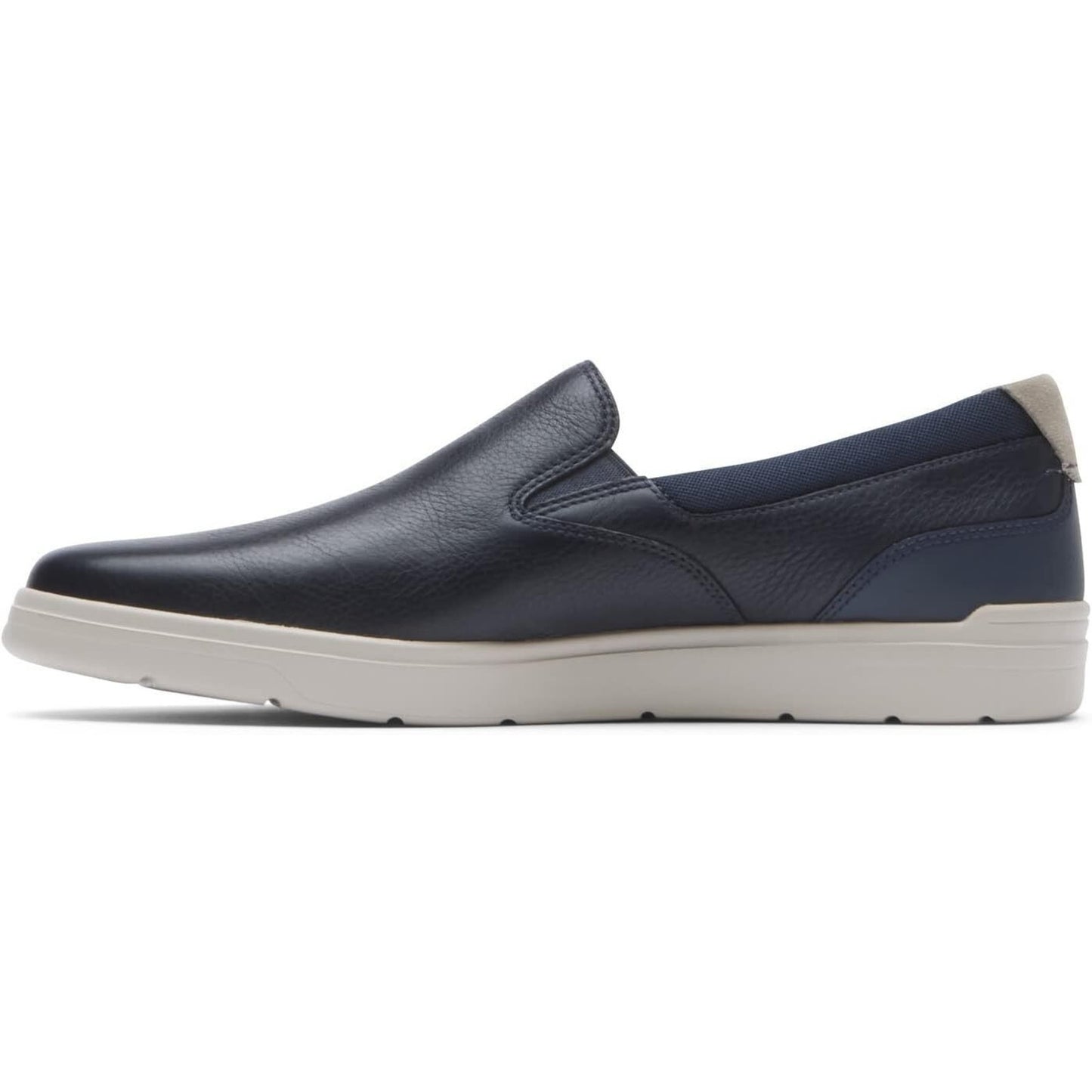 Rockport Men's Total Motion Court Slipon Navy Leather Sneakers Size 9.5 M