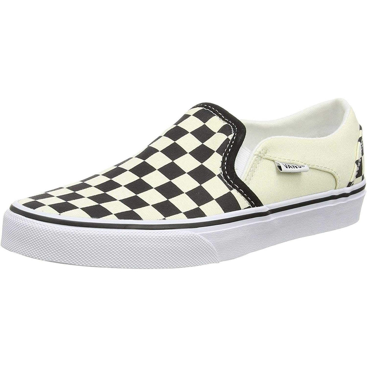 Vans Classic Slip-On Women’s Sneaker Checkerboard Black White Size 7