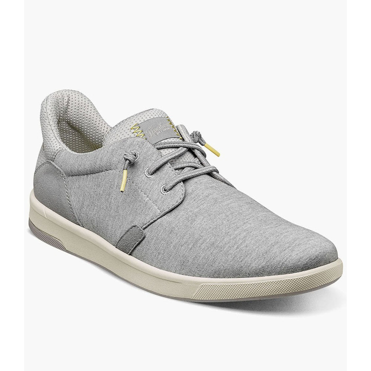 Florsheim Men's Crossover Canvas Plain Toe Slip On Sneaker Light Gray 8.5 M