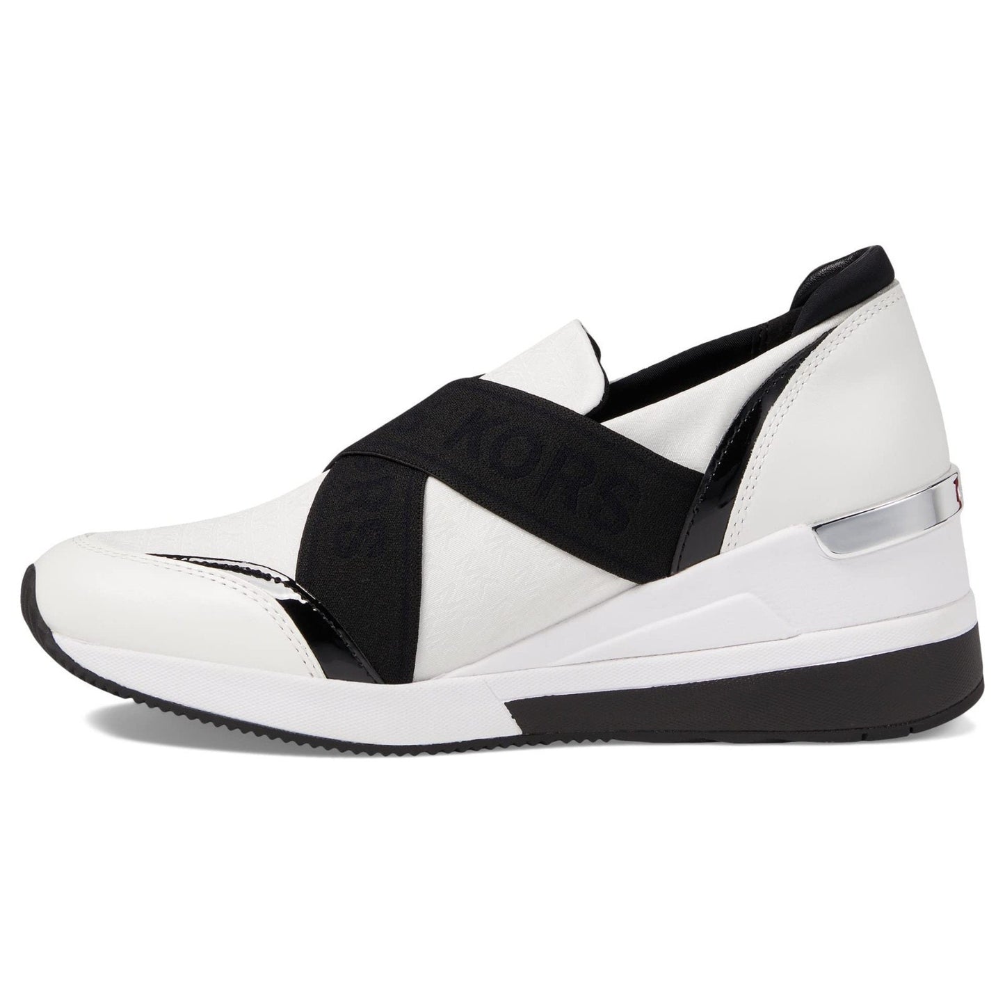 Michael Kors Woman's Sneakers Shoes Geena Slip-On Trainer Optic White 8 M