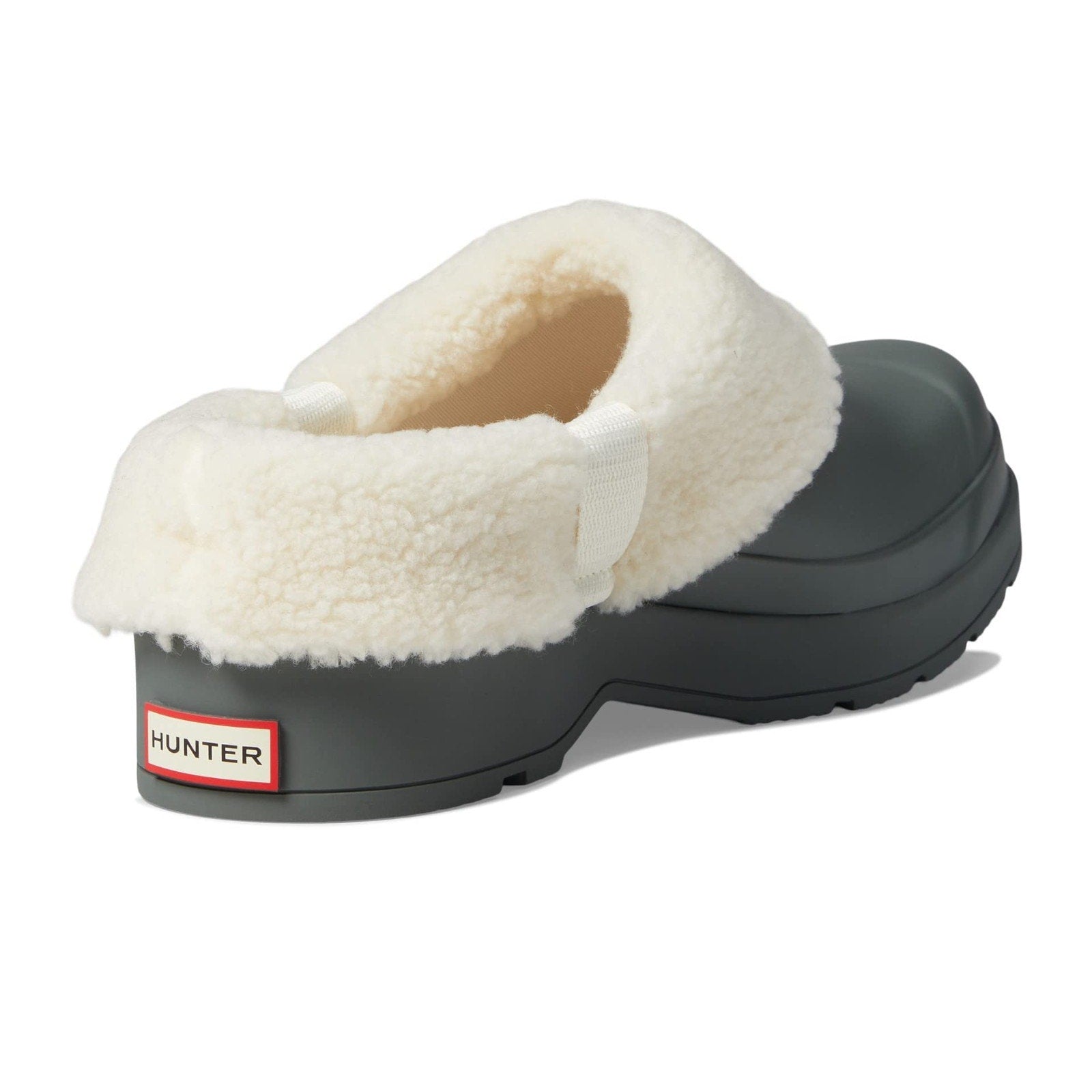 Hunter Play Sherpa Insulated Clog Women’s Urban Grey Rubber Shoe NEW Size 7 M Hunter