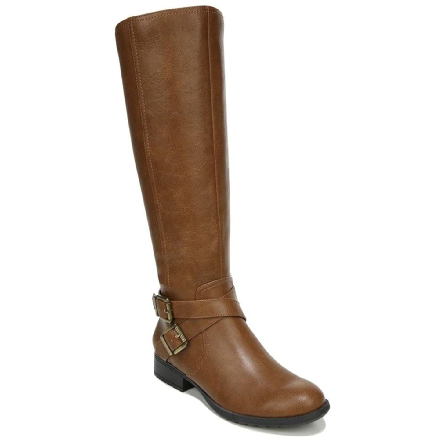 LIFE STRIDE Womens Tan Ring Wide Calf Xion Riding Boot- Size 9 M LIFE STRIDE