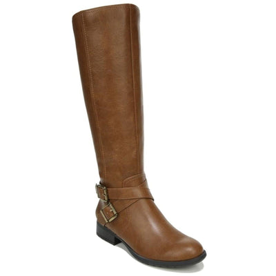 LIFE STRIDE Womens Tan Ring Wide Calf Xion Riding Boot- Size 9 M LIFE STRIDE