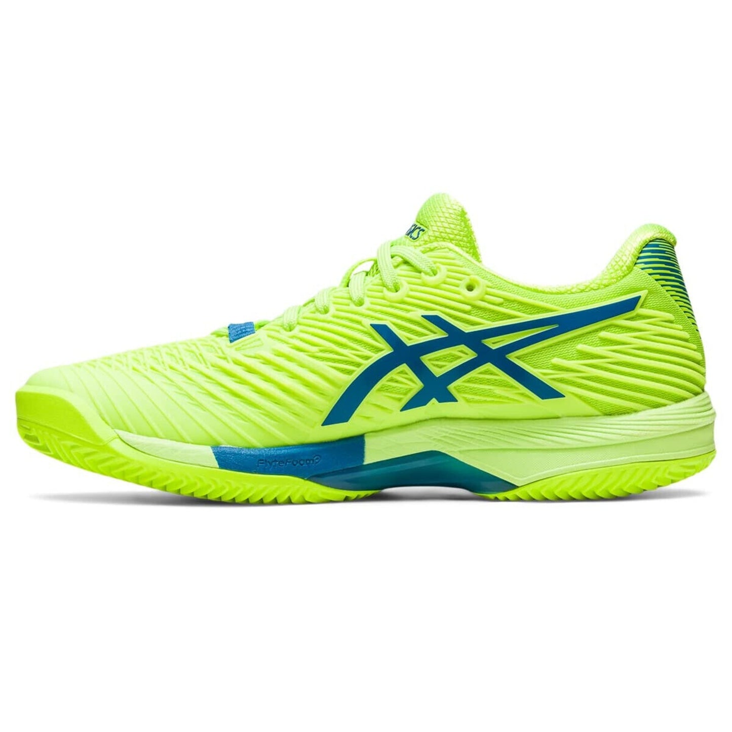 ASICS Women Solution Speed FF 2 Tennis Shoes Hazard Green/ Reborn Blue 8.5 B M
