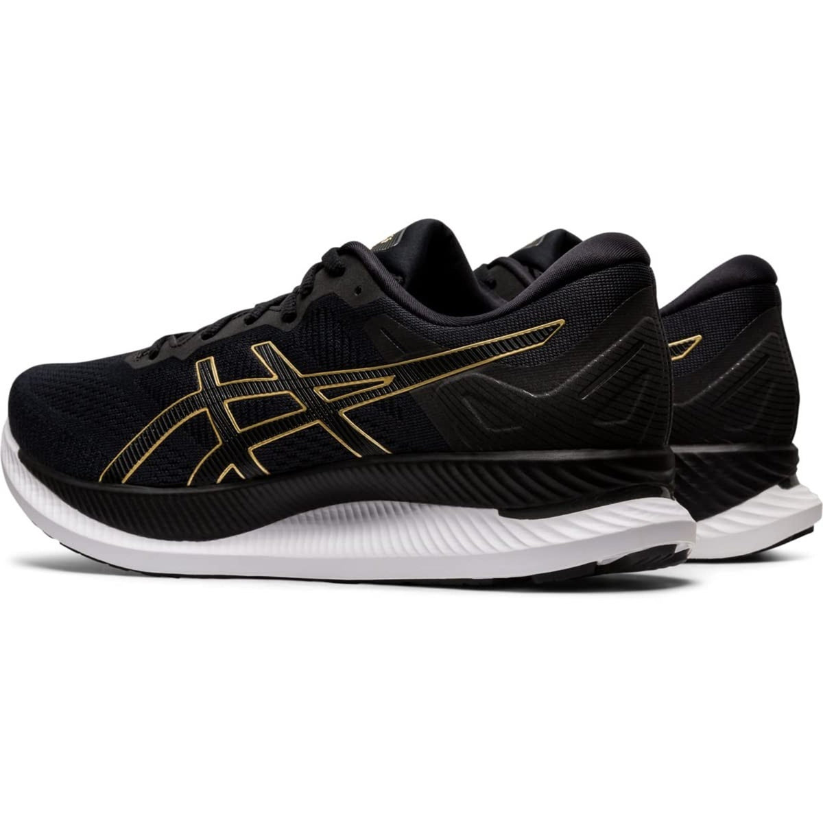 Asics GlideRide Men's running shoes Black/Pure Gold size 13 M