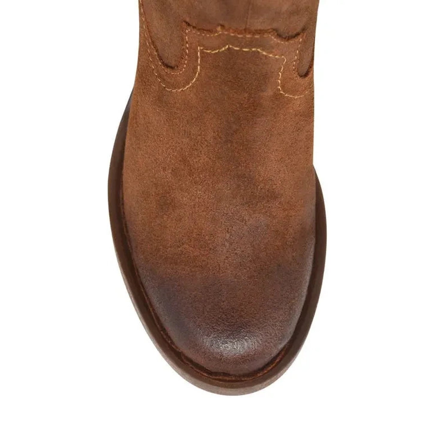 Born Alondra Brown Suede Women's Western Tassle Booties Size 10