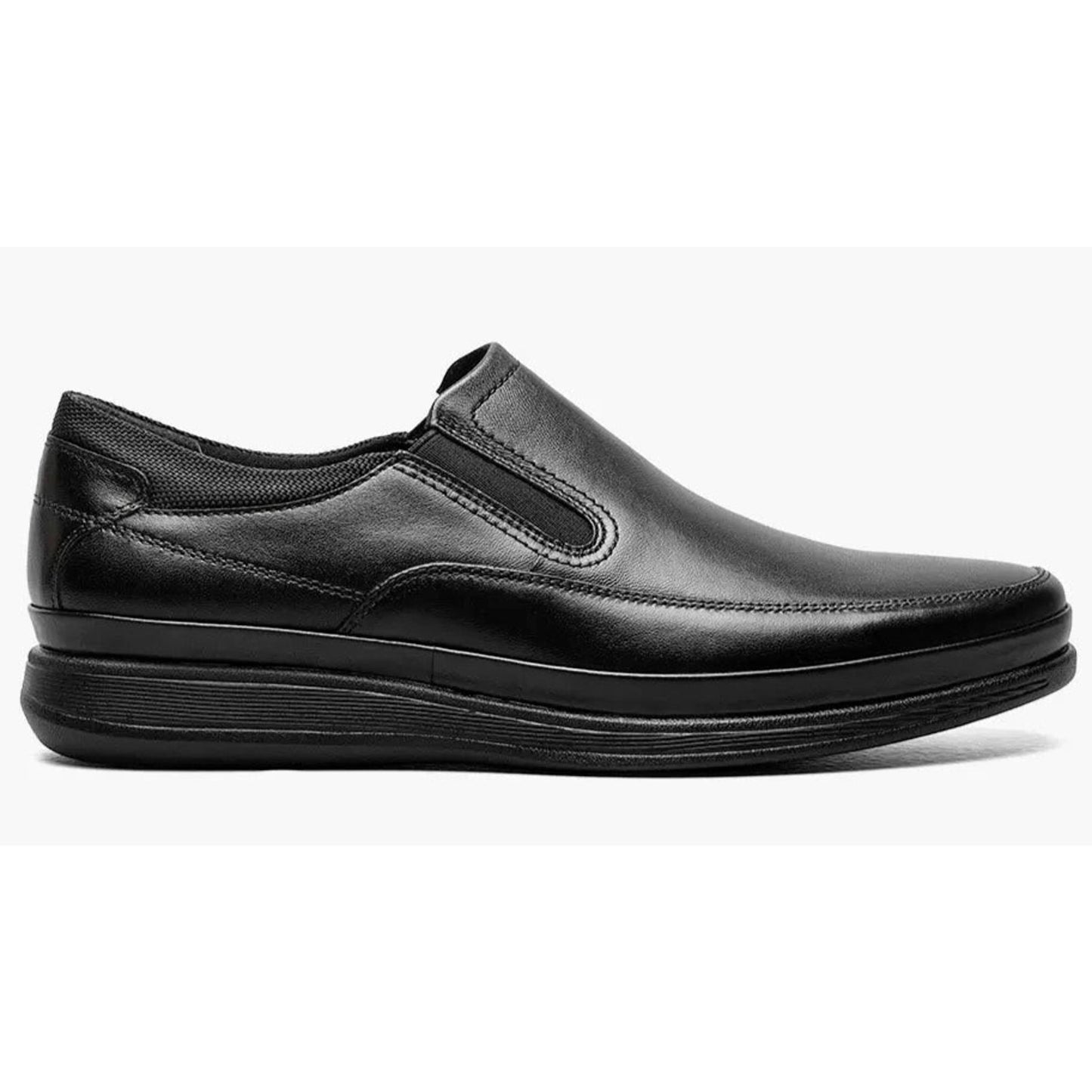 Florsheim Motion Moc Toe Slip On Mens Slip On Black Leather 9 M US