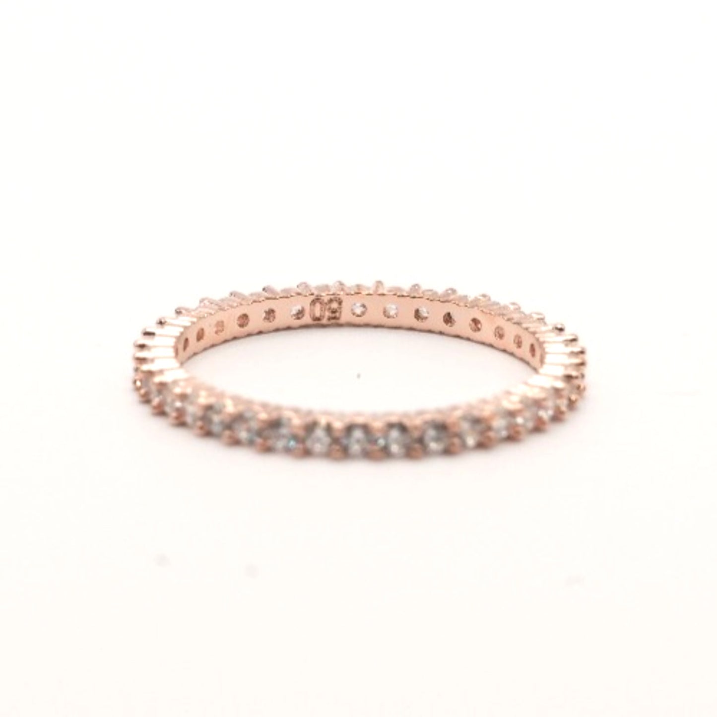 Swarovski Matrix Vittore Ring Circle-Cut Crystals on a Rose Gold Tone Setting 5