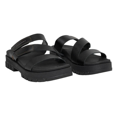 Gerry Choclo Womens Sandal Black Slip On Comfort Sandals Size 9