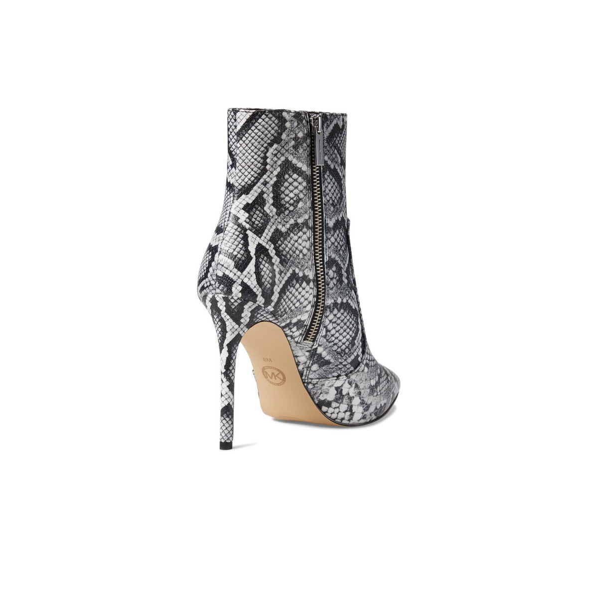 Michael Kors Rue Stiletto Embossed Leather Ankle Boot 9.5 M