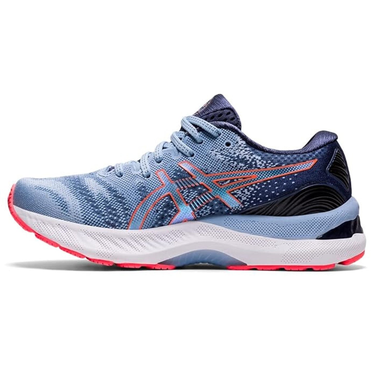 ASICS Women's Gel-Nimbus 23 Running Shoes Mist/Blazing Coral, Size 12.5 M