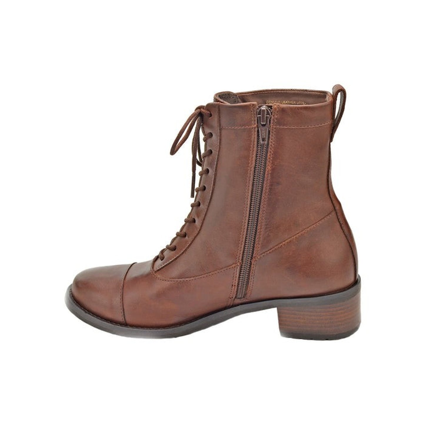 David Tate Womens Explorer Boot  Brown Soft Calf Leather Lace Up US 8.5 M