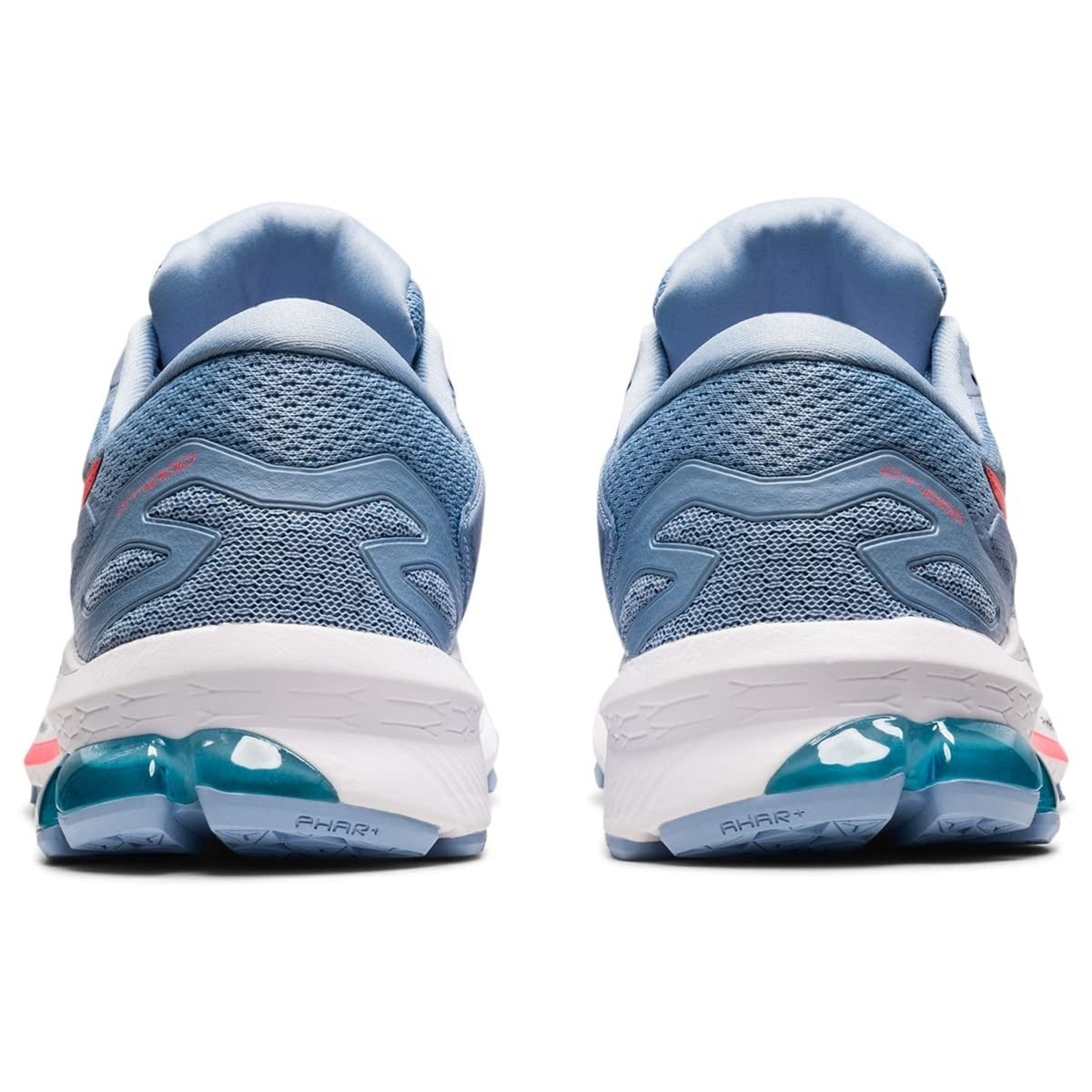 ASICS Women's Gt-1000 10 Running Shoes Soft Sky /Blazing Coral, Size 11 Wide