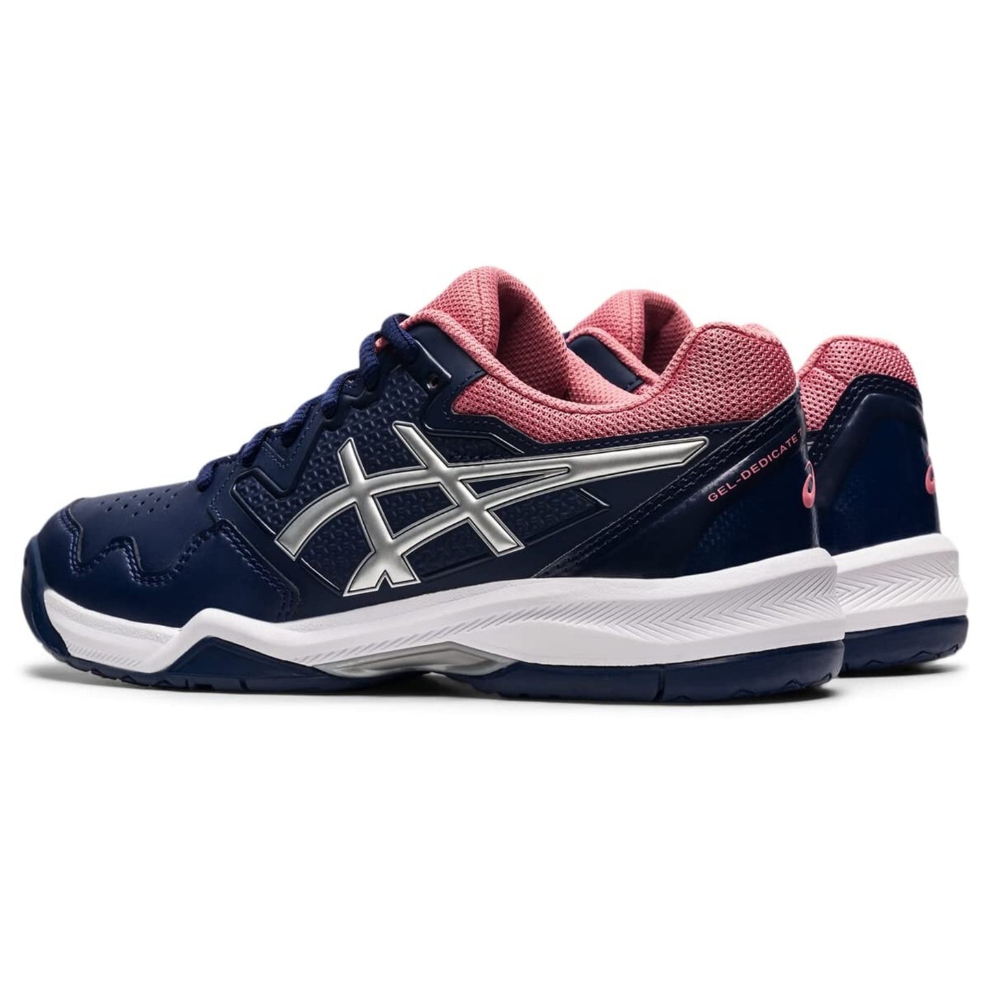 ASICS Women's Gel-Dedicate 7 Tennis Shoes, Peacoat/Pure Silver US 8