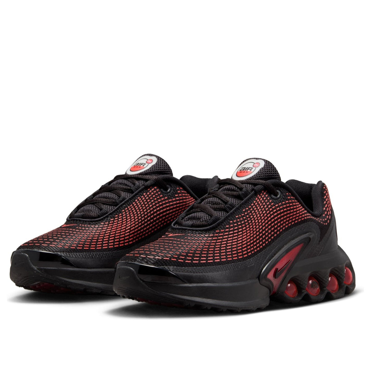 Nike Air Max DN (GS) Running Shoes BRED Black/Crimson Size 5 Y / 6.5 Women