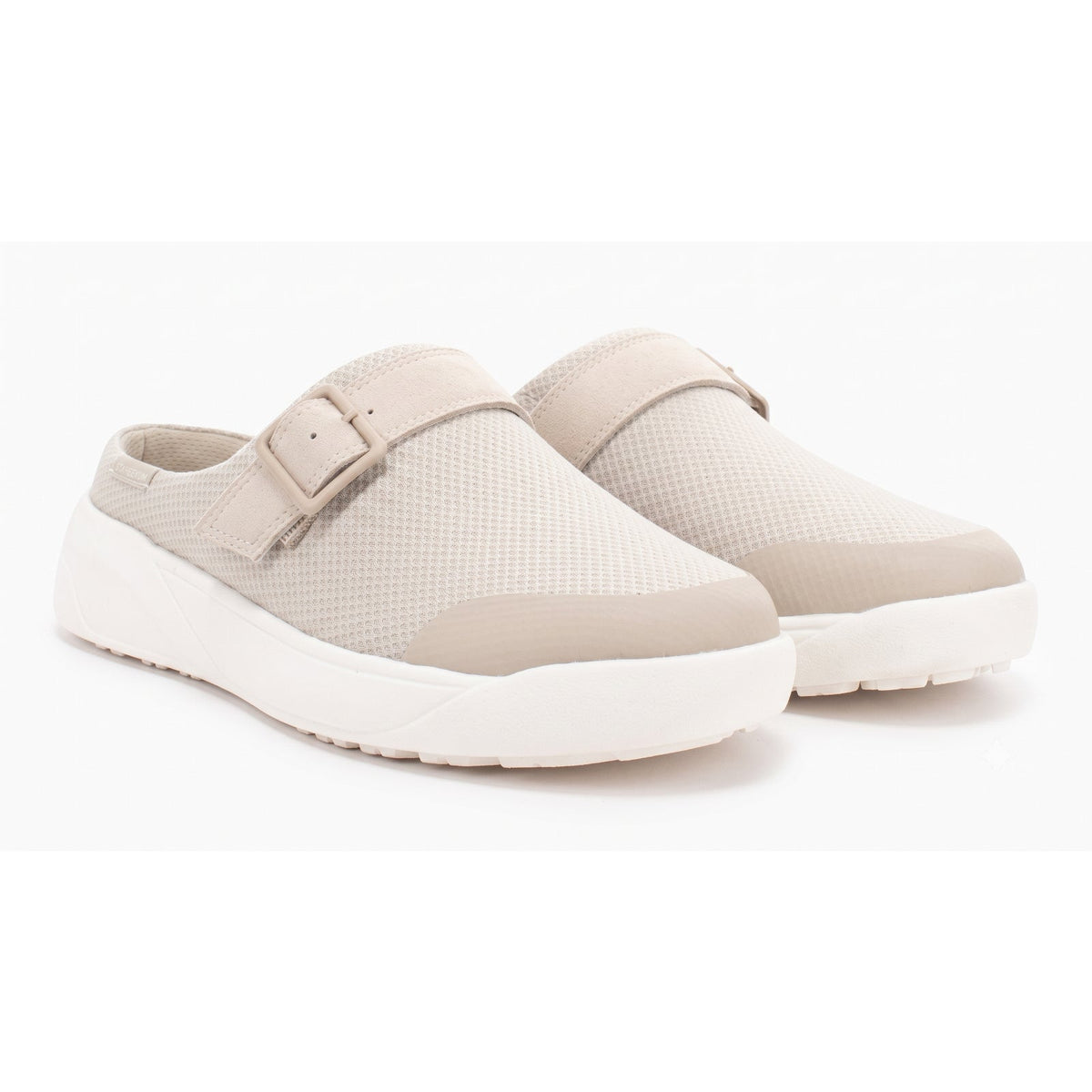 Staheekum Womens Slip On Shoe Breathable Mesh Cushioned Footbed Taupe Size 7 M