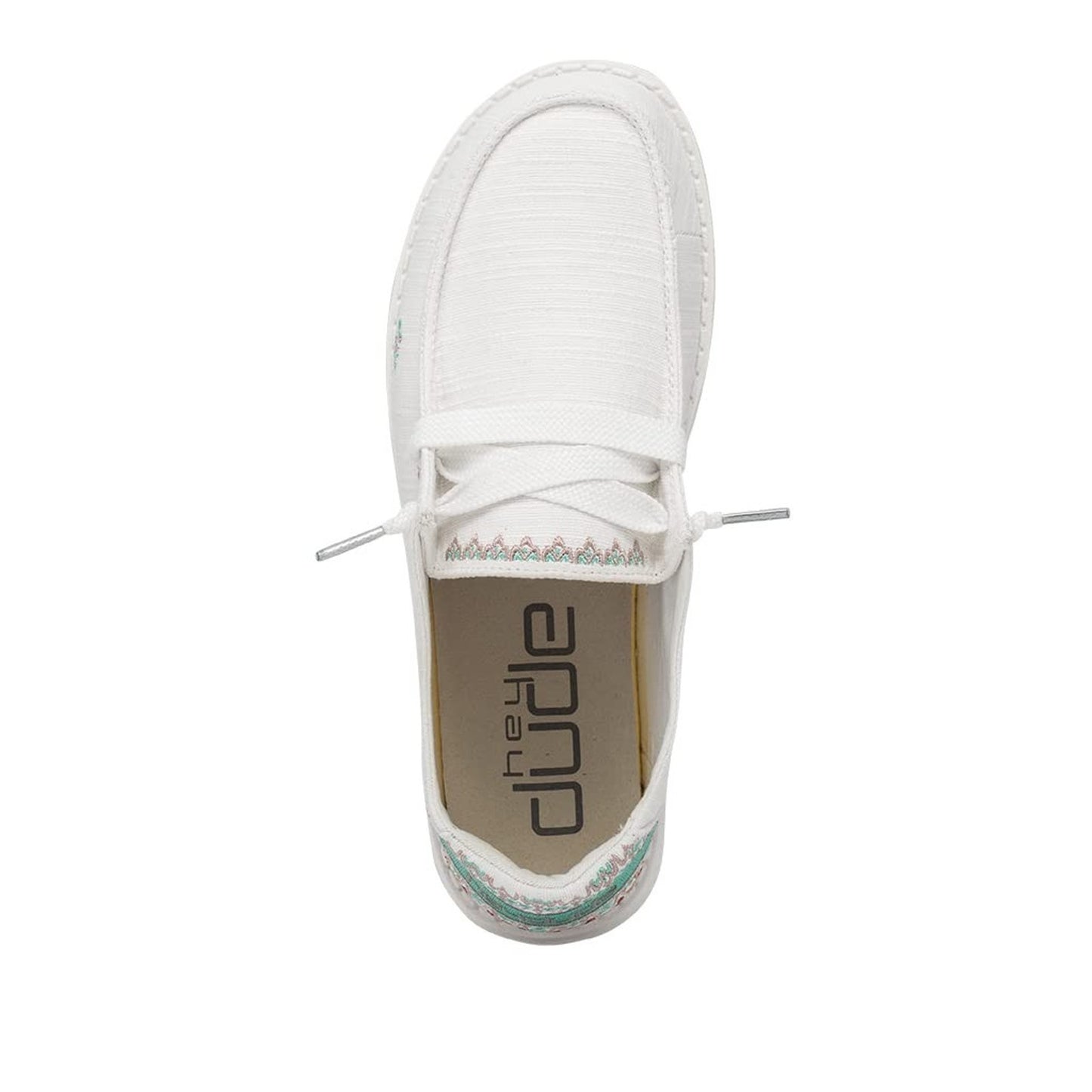 Hey Dude Women's Wendy Flora Lilly White Floral Shoes Size 10 M