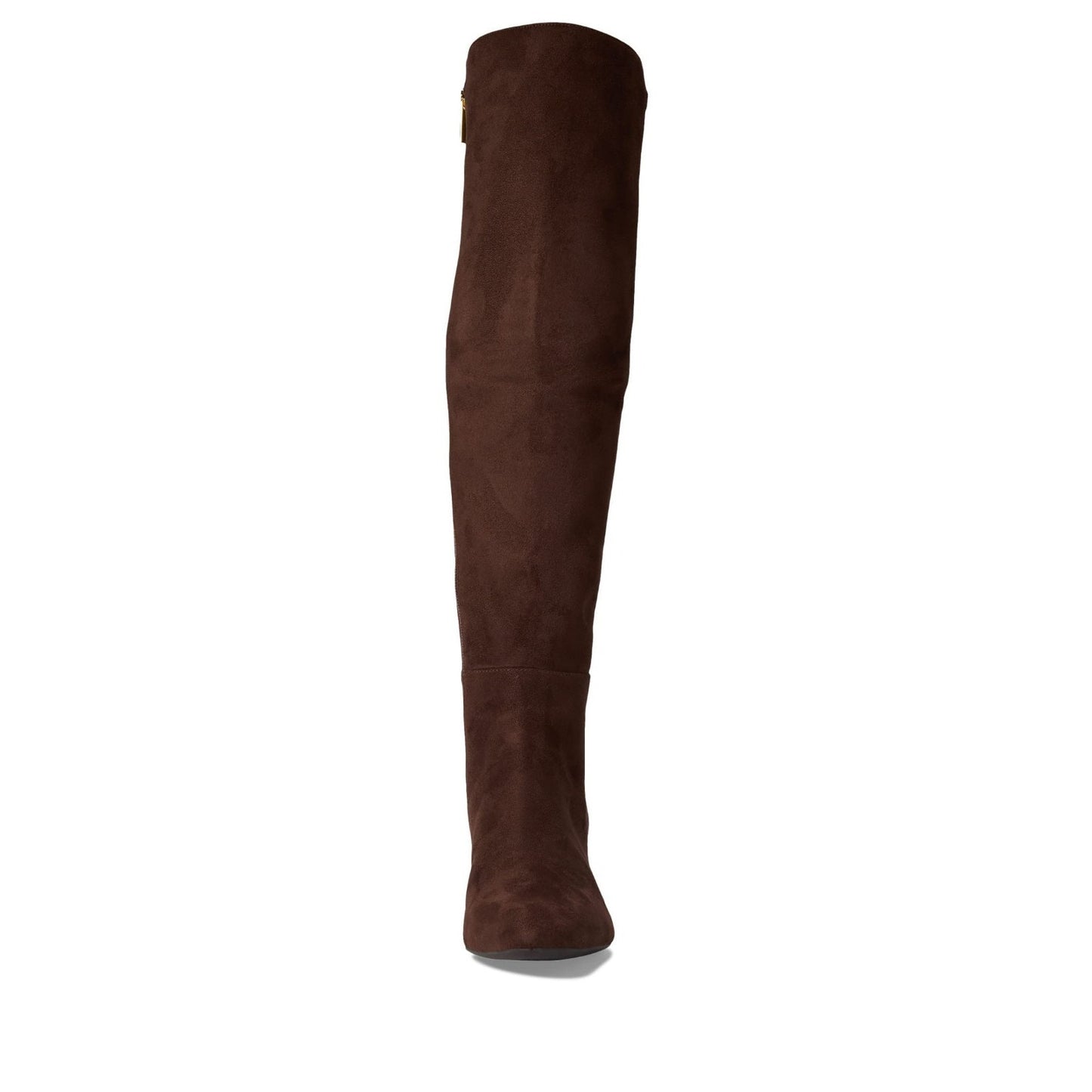 MICHAEL Michael Kors Women's Braden Block Heel Tall Boots Suede Mocha Size 10 M