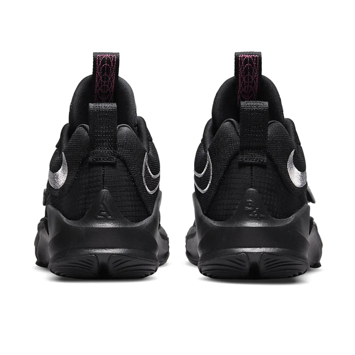 Nike Zoom Freak 3 Grade-School Black Mettalic Silver Basketball Size 6Y