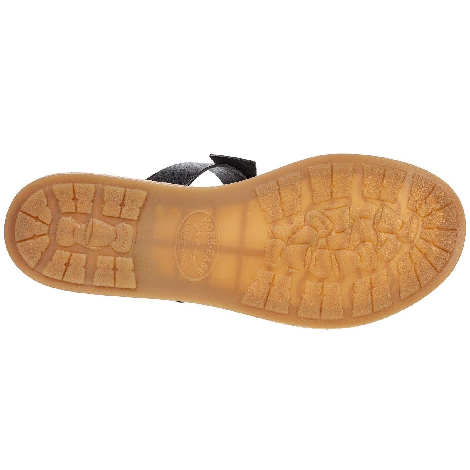 Kork-Ease Womens Blake T-Strap Leather Black Thong Sandals Shoes Size 9 Kork-Ease