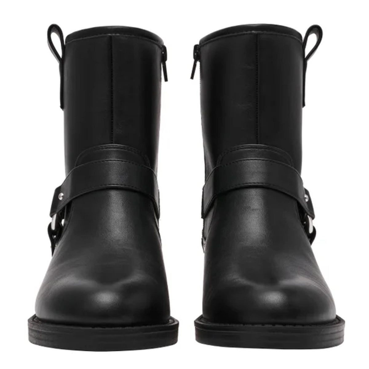 Dolce Vita Women’s Moto Boots Black Leather Size 10 M Motorcycle Biker Boots