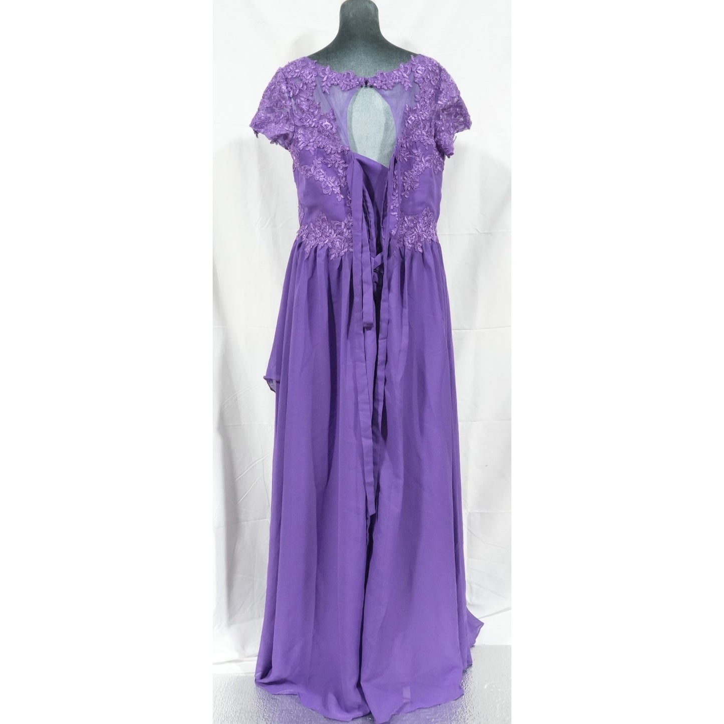 JAEDEN Mother of The Bride Dresses Chiffon - Long Lace Mother of the Groom 16 W