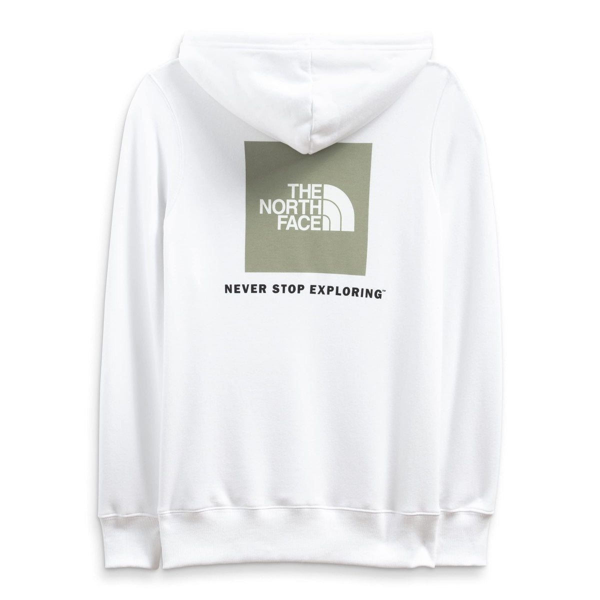 The North Face Women's Box NSE Pullover Hoodie TNF White/Tea Green Large NWT