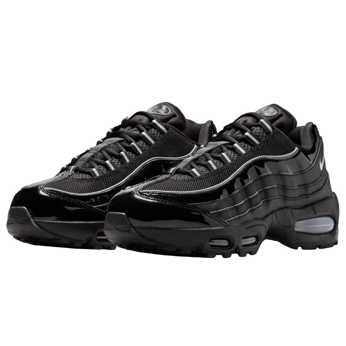 Nike Air Max 95 Big Bubble Triple Black Casual Running Sneaker Men 6 / Women 8