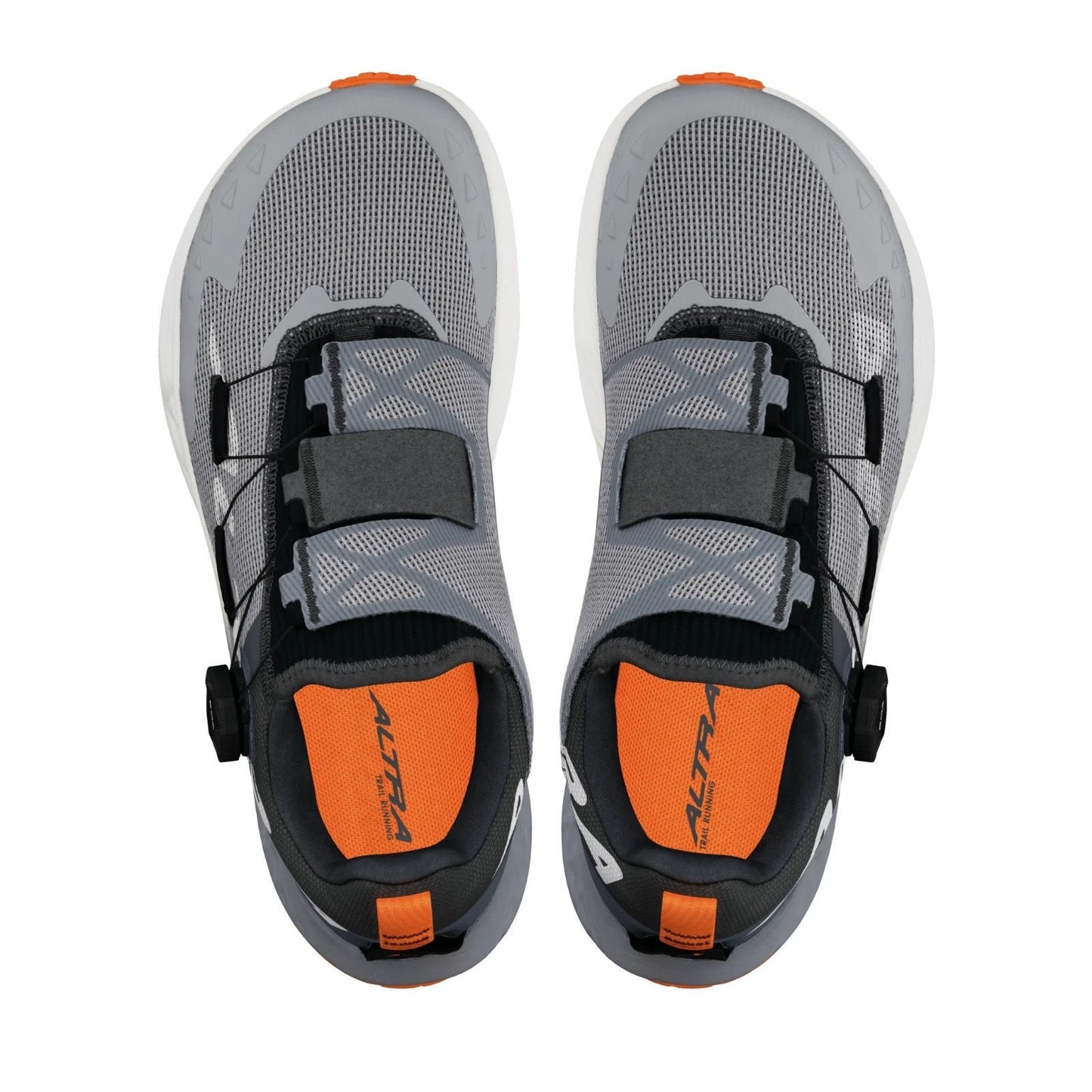 ALTRA Men's TIMP 5 BOA Trail Running Shoe, Gray/Orange, size 8.5 M