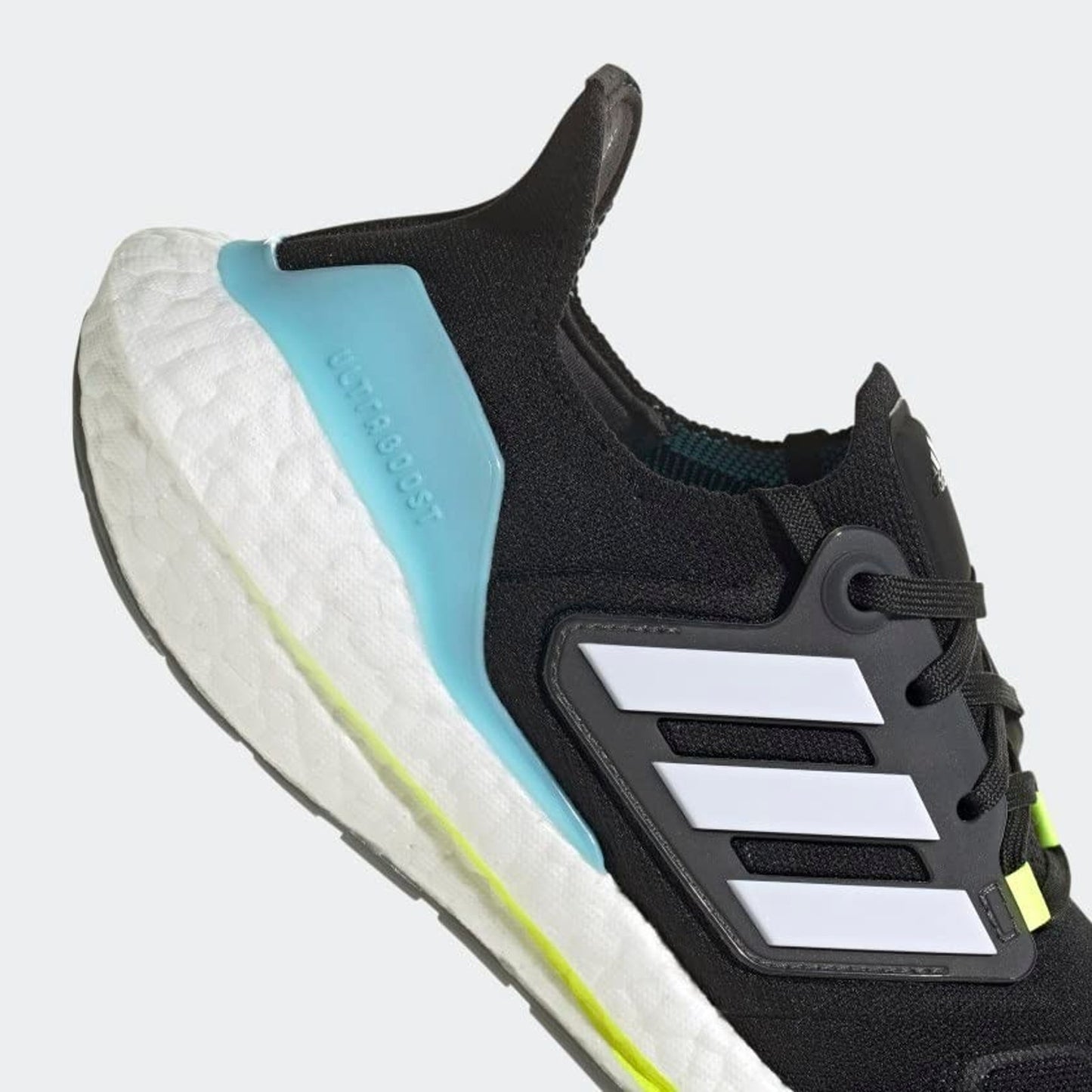 Adidas UltraBoost 22 W Black White Light blue- Womens Running Shoes GX6658 10 M8.5 M