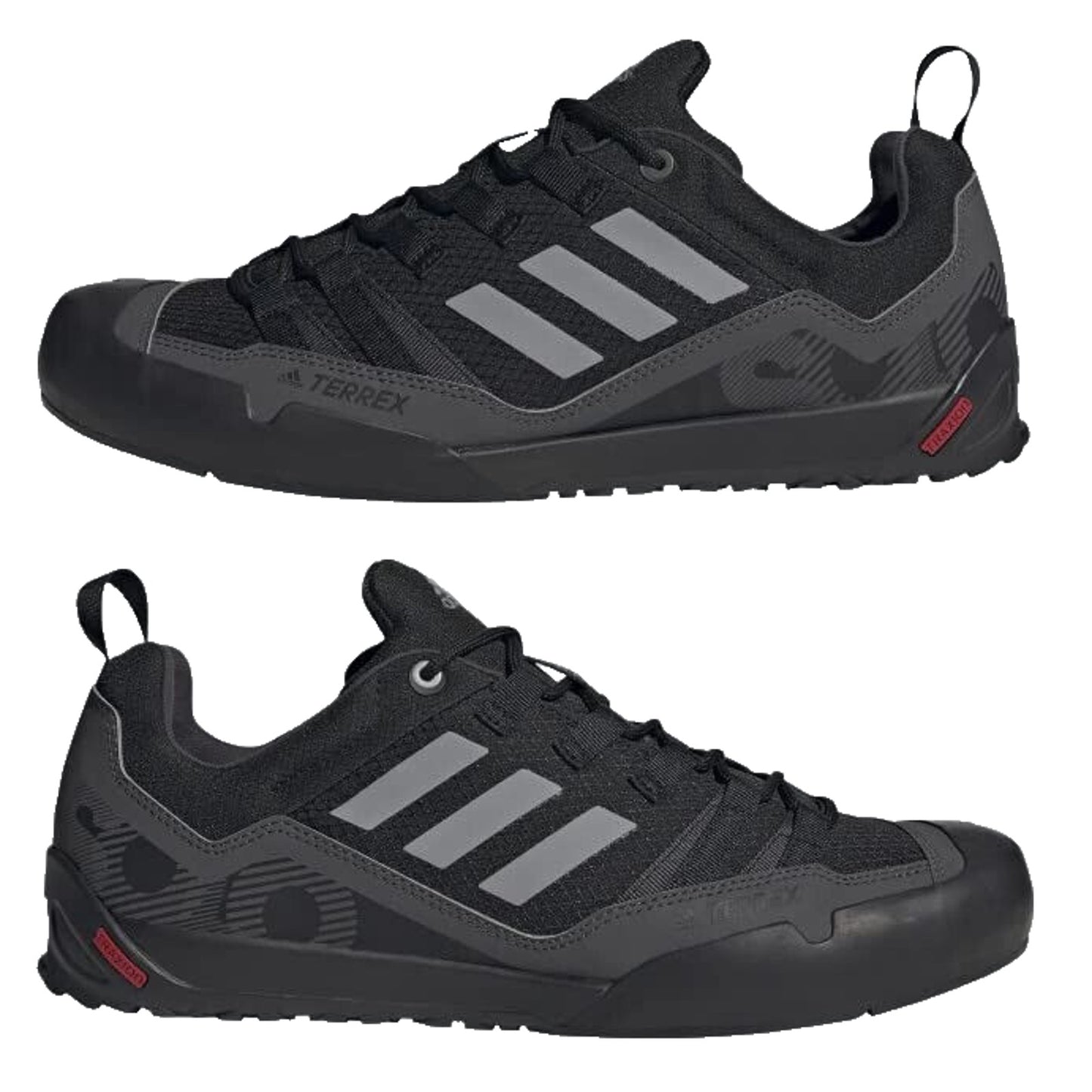 Adidas Terrex Swift Solo 2 Approach Hiking Shoes Men's 5 /Women's 6 Black
