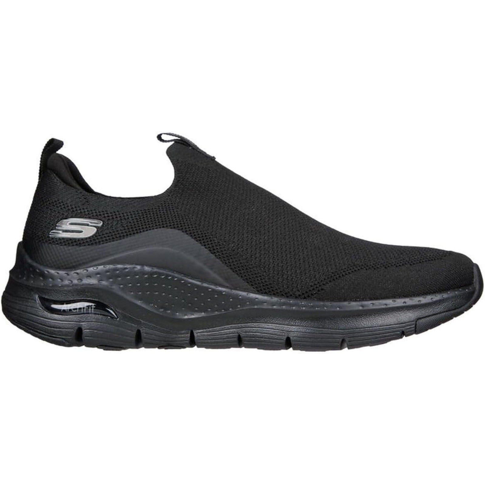 Skechers Women's Slip-on Arch Fit Keep It Up Sneaker Shoes Black Size 9 US SKECHERS