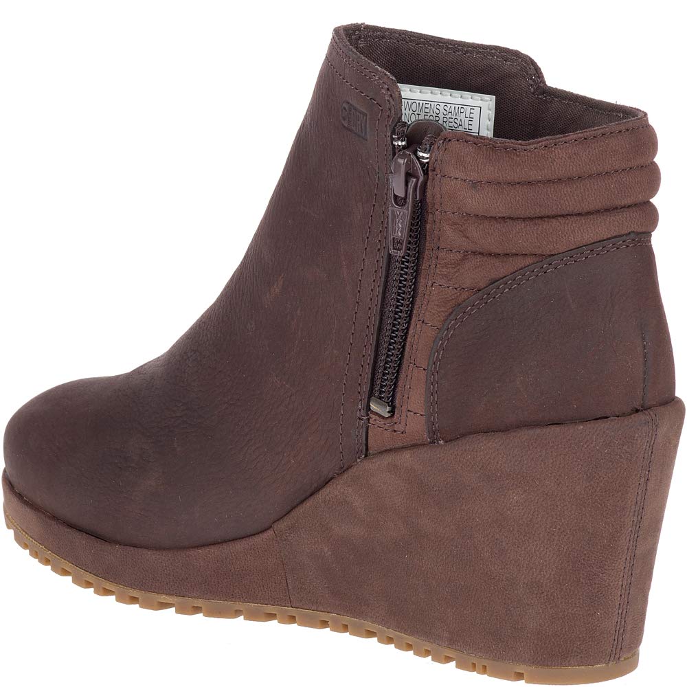 Merrell Tremblant Waterproof Women's Wedge Espresso Boots size 10.5