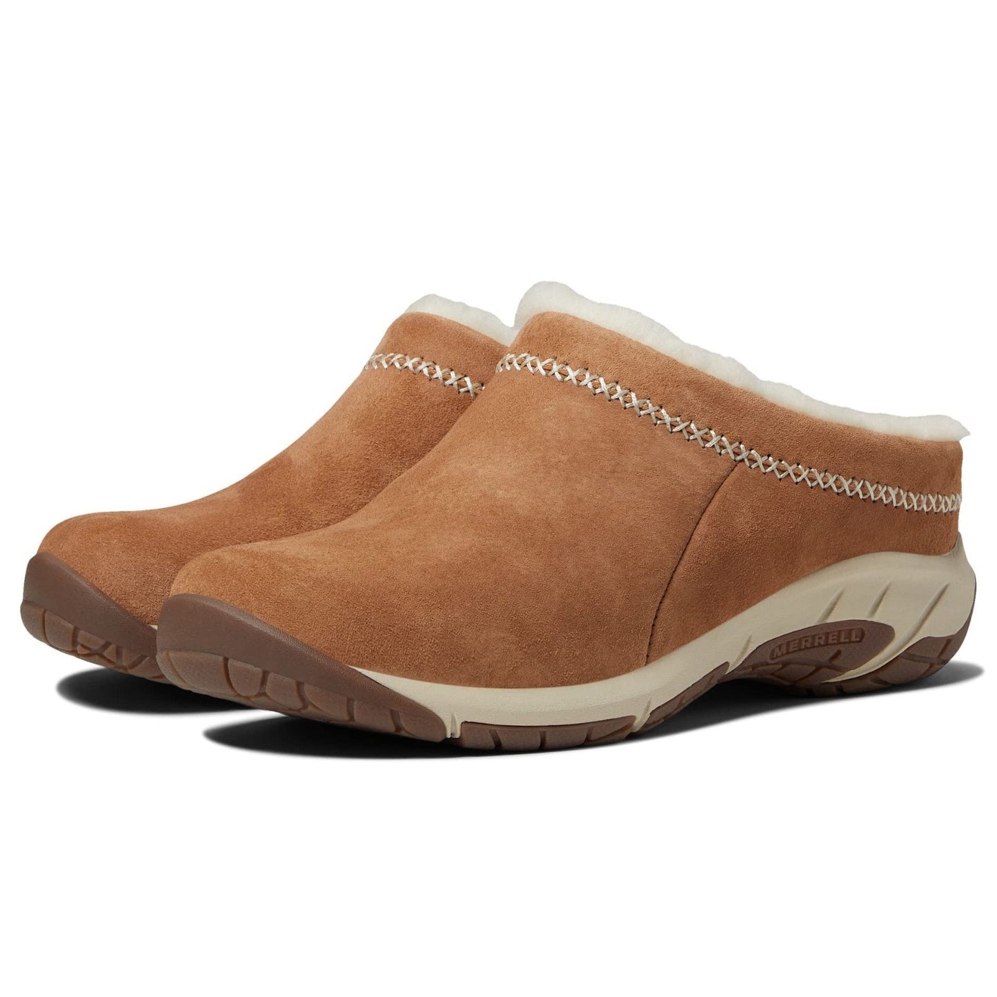 Merrell Women's Winter Slide Camel Winterized Slip-Ons Size 8