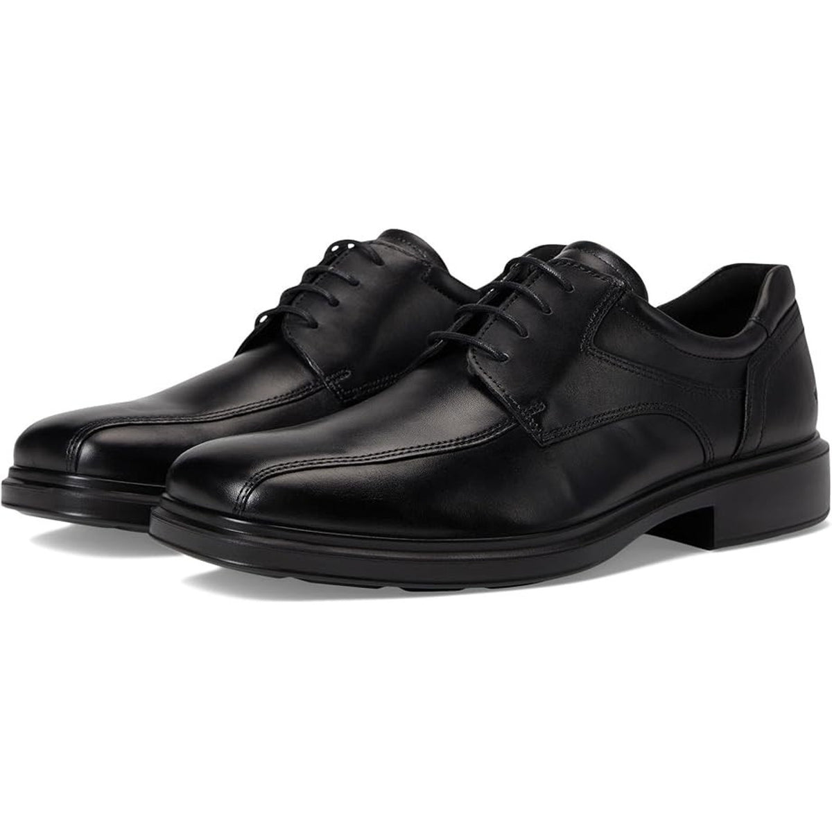 Ecco Helsinki 2.0 Men's Shoes Bike Toe Tie Oxfords Black Leather Size 11-11.5 M