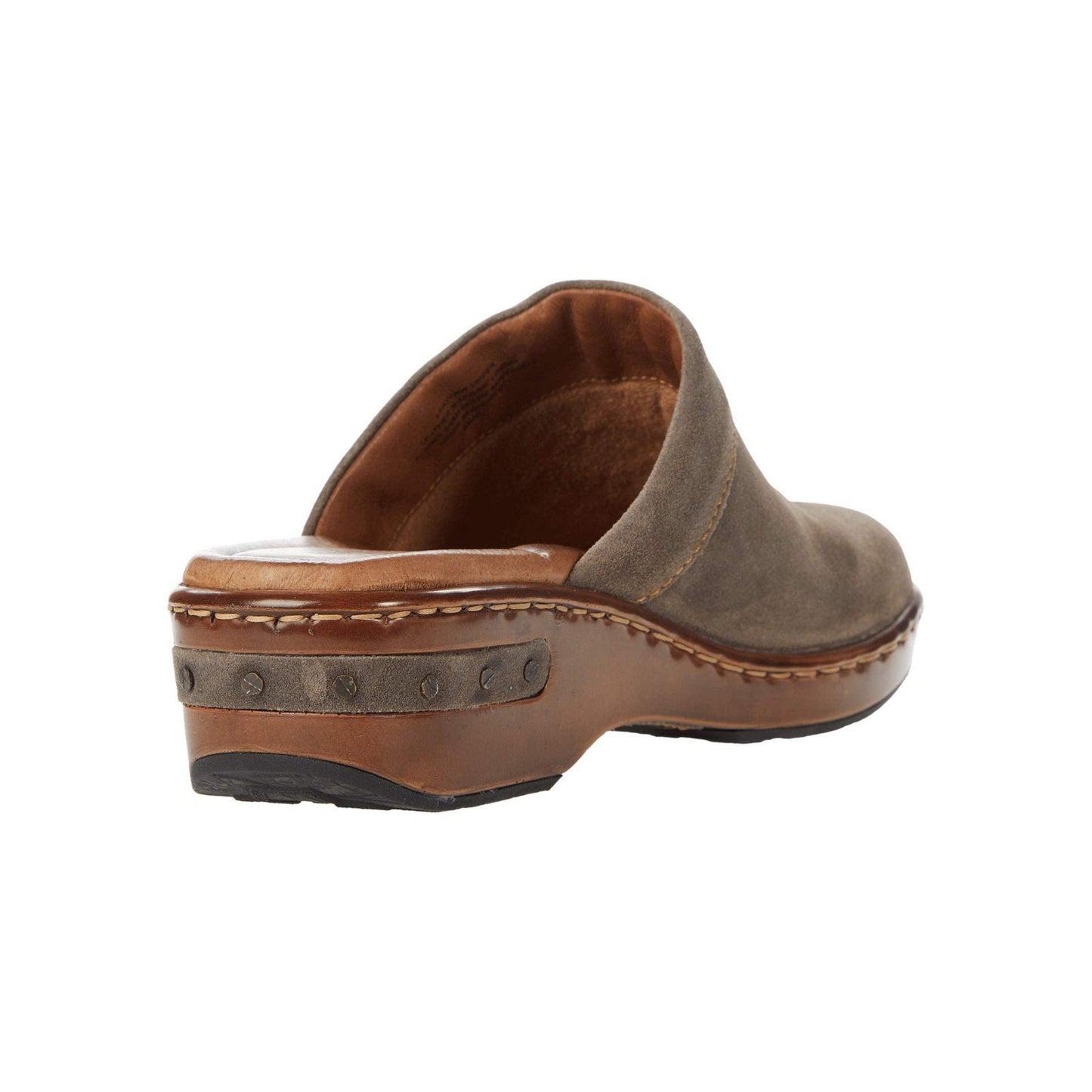 Born Bandy Clog Grey Distressed Leather Slip On Shoes Casual Women's Size 9 M