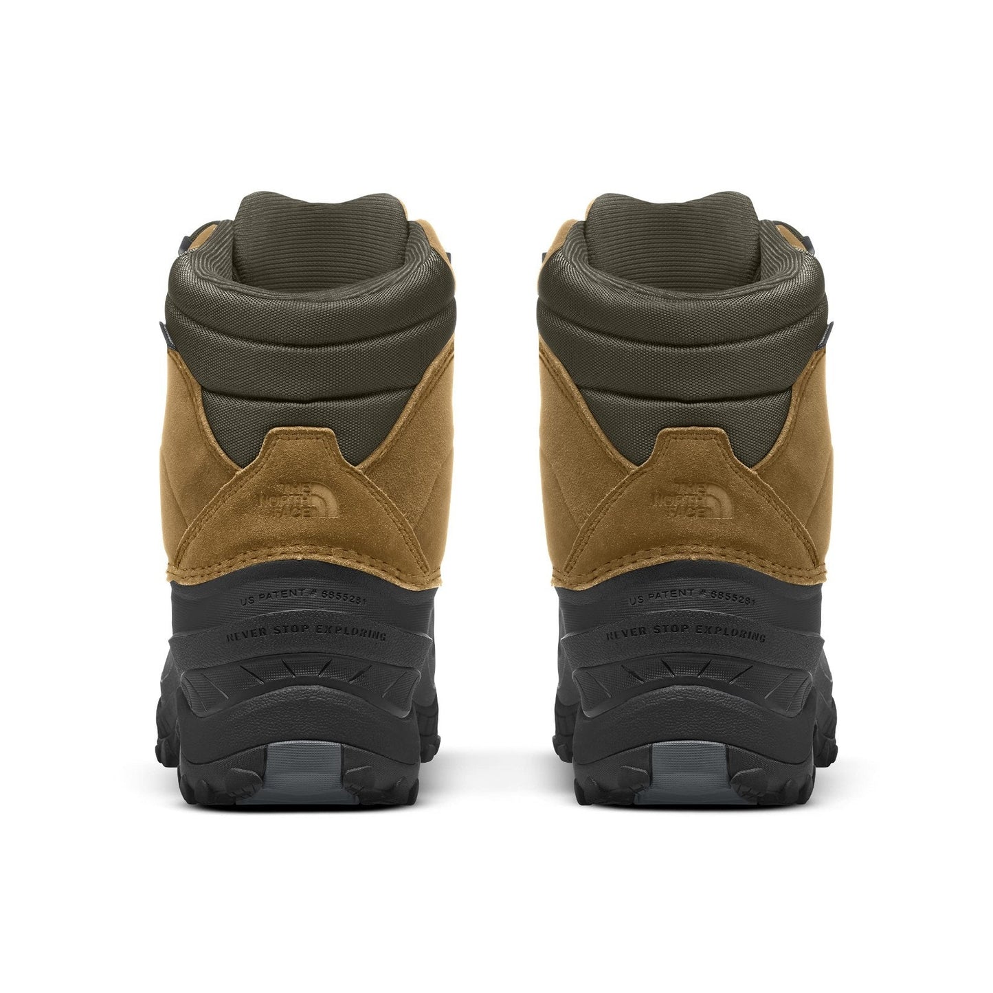 The North Face Men's Chilkat IV, Insulated Boot Brown/Green, 7 M