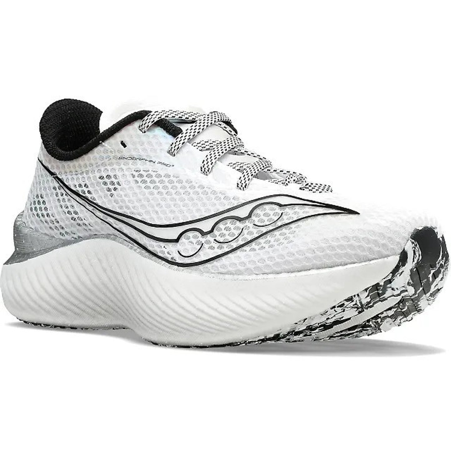Saucony Endorphin Pro 3 Men Running Shoes - White/ Black Size 13 US