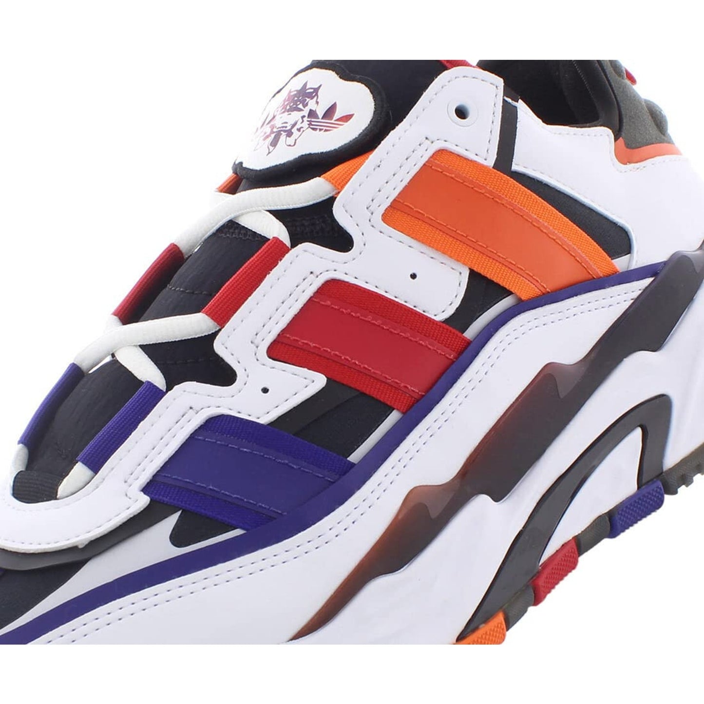 Adidas Originals Mens Size 8 Niteball White Black Red Basketball Court Shoes