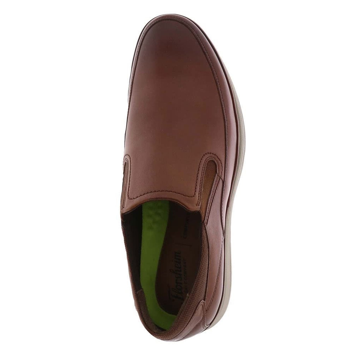 Florsheim Motion Moc Toe Men's Slip On Cognac leather Size 8.5 Wide