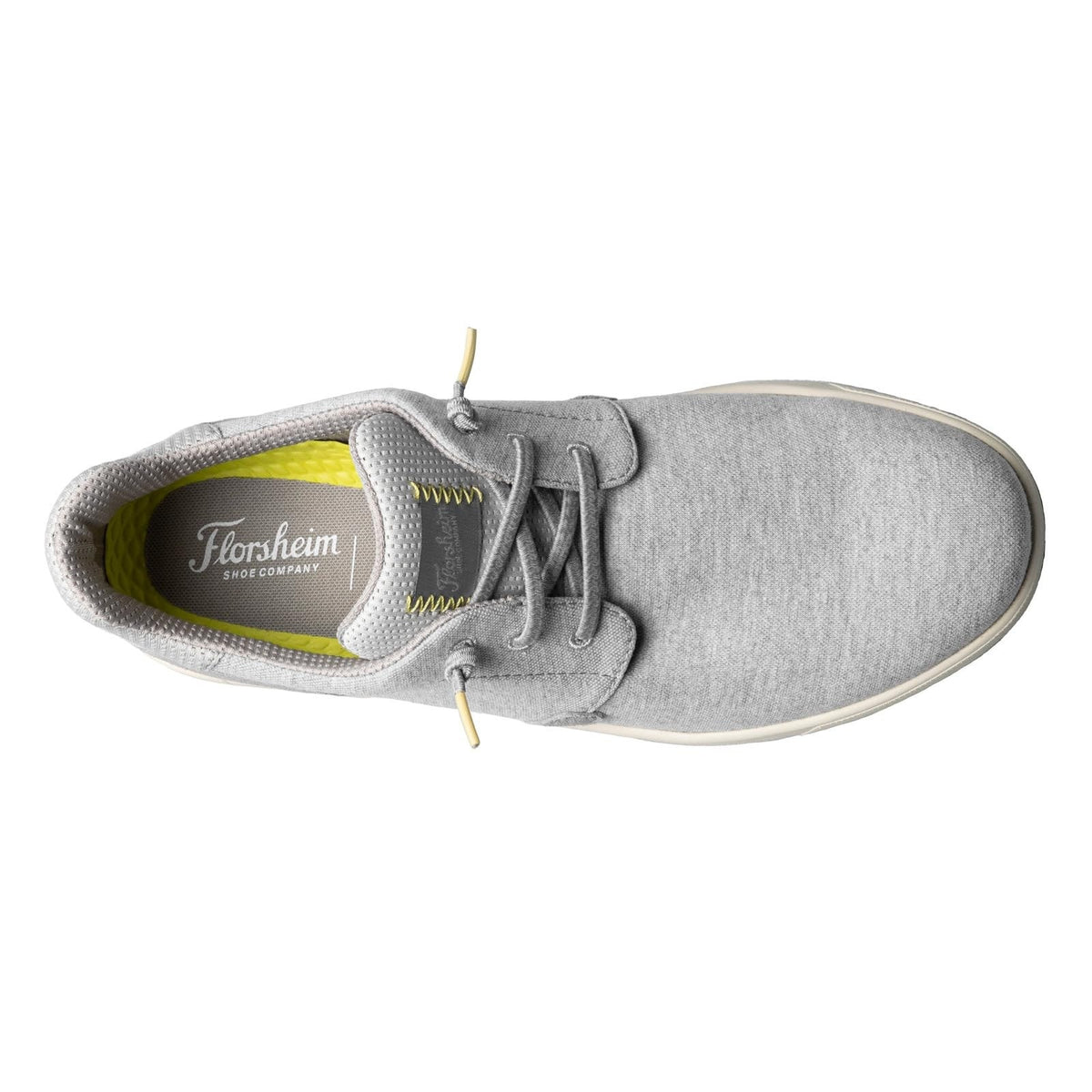 Florsheim Crossover Canvas Elastic Lace Slip-On Sneaker Light Gray Canvas 11.5 M
