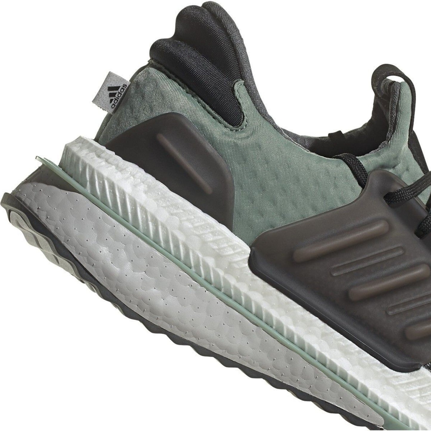 Adidas Performance X PlrBoost Running Shoes Mens 11.5 M Grey Silver Green
