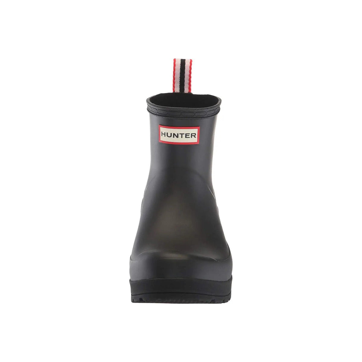 Hunter Women's PLAY Insulated Short Rain Boots, Black Rubber Size 8