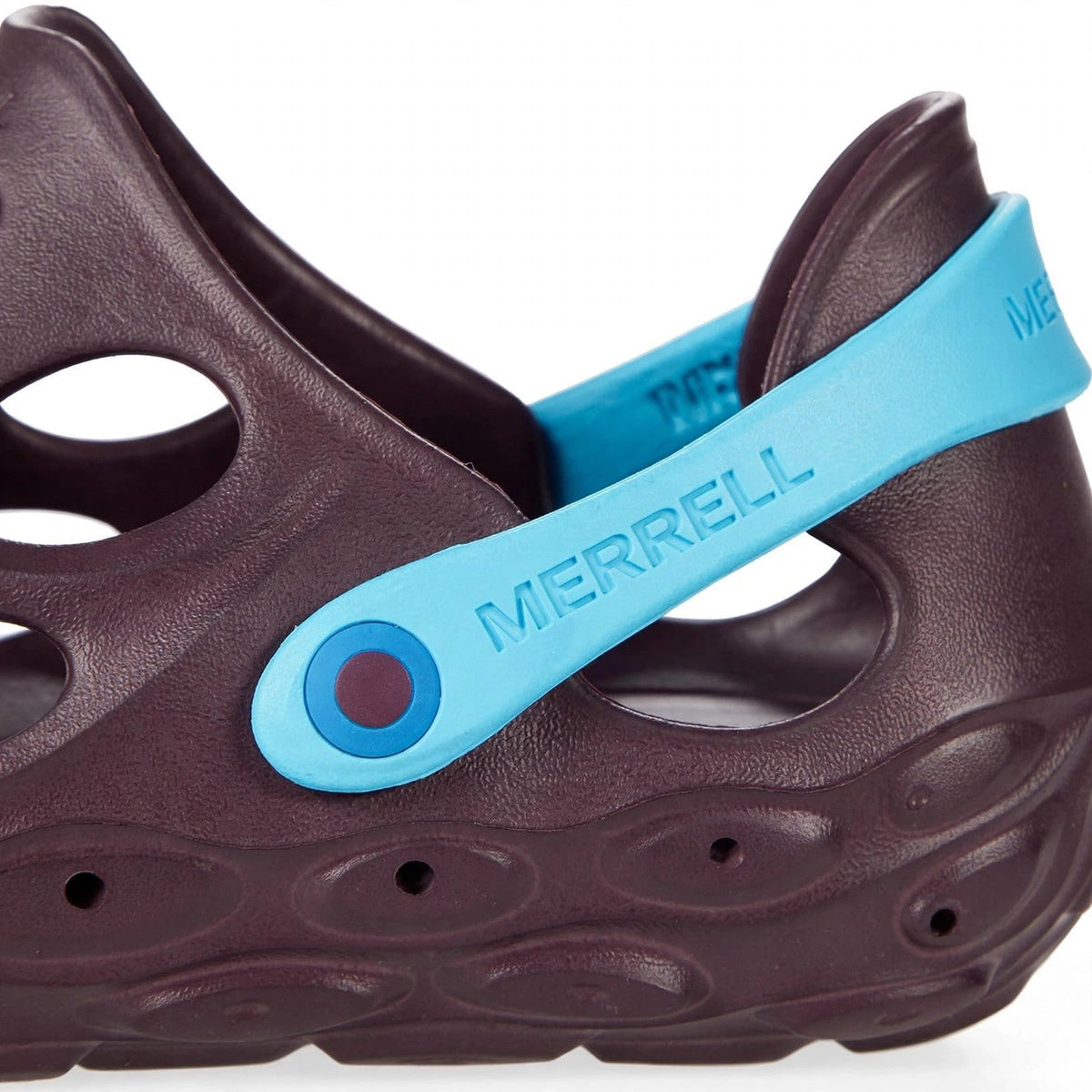 Merrell Hydro Moc Womens Burgundy Blue Water Shoes Size 8 M Slip On