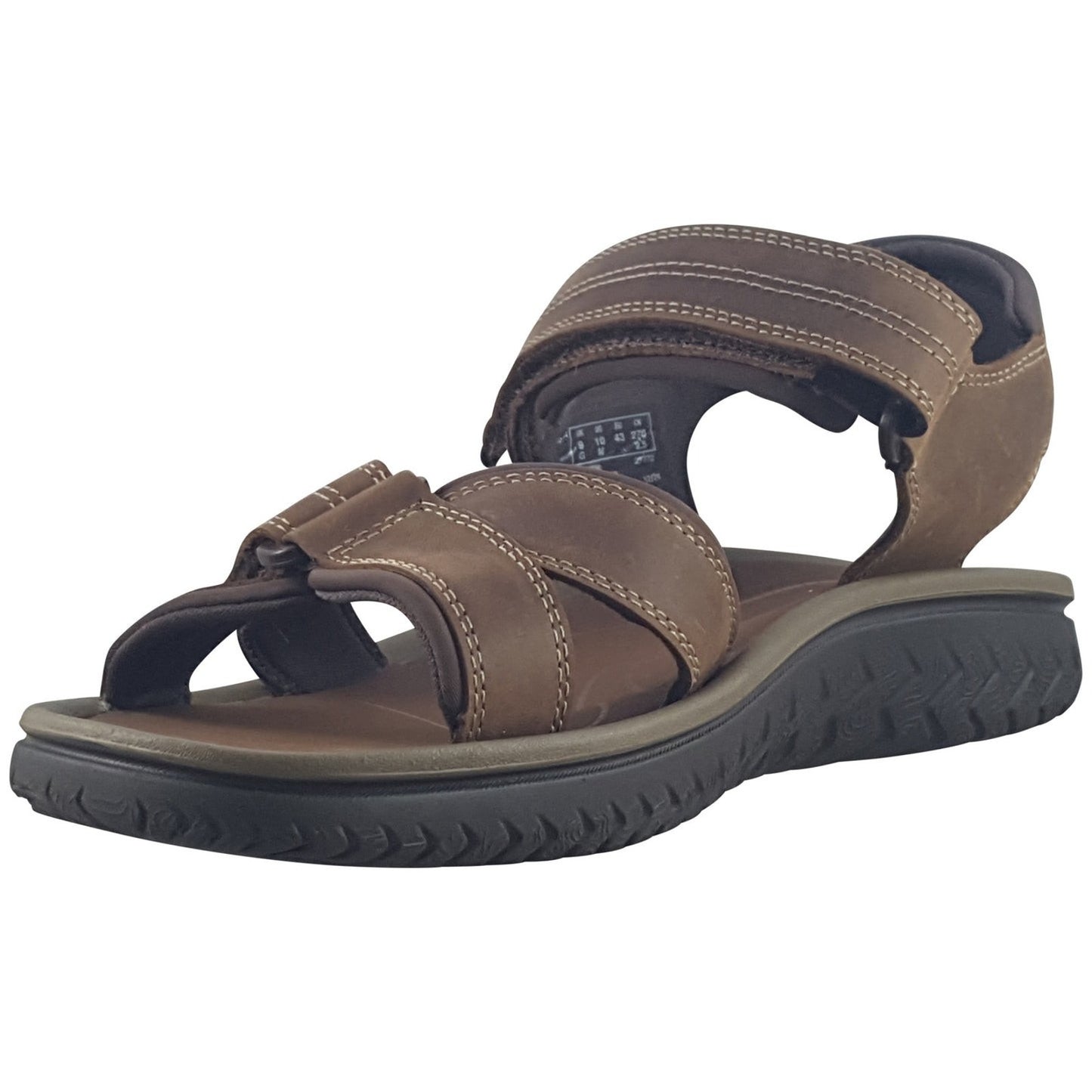 Clarks Wesley Shore Beeswax Leather Mens Sandals Brown Size 10 M
